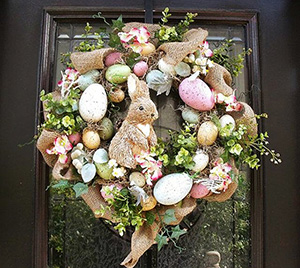 Easter Door Wreath